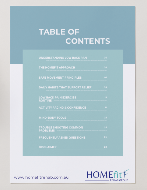 Low Back Pain Relief Guide